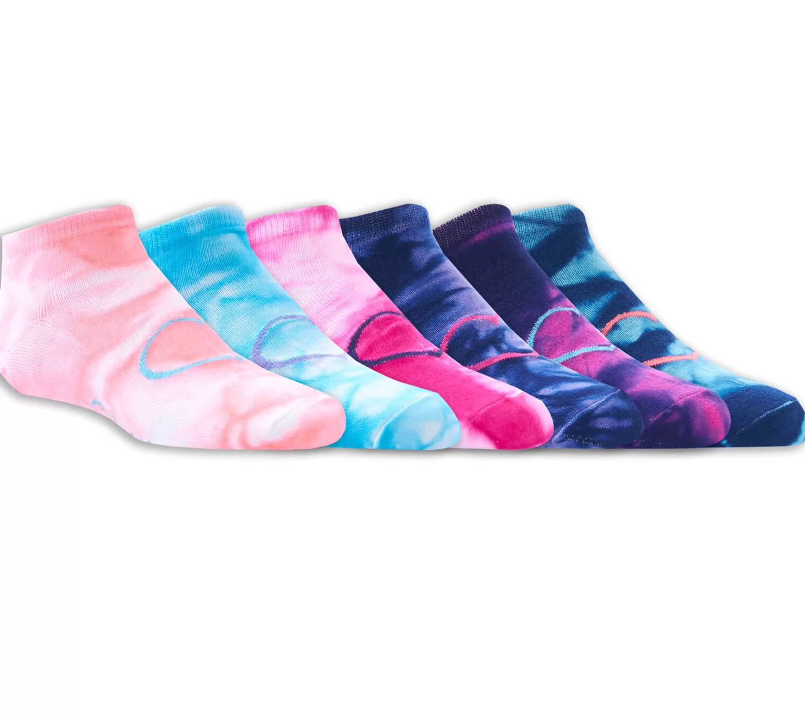 Fashion 6 Pack Low Cut Tie-Dye Socks Socken