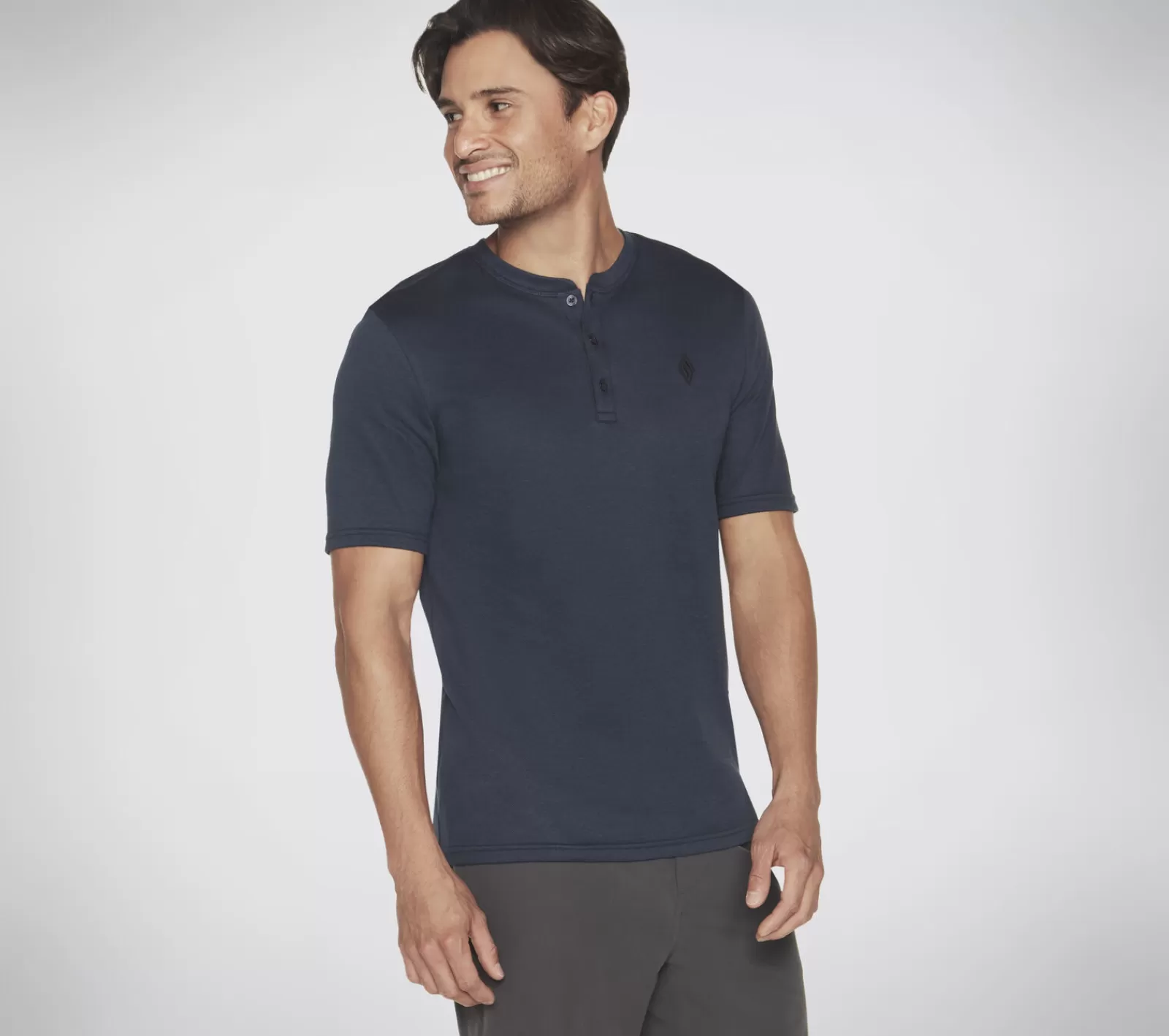 Best GOKNIT Pique Short Sleeve Henley Herren Oberteile | Oberteile