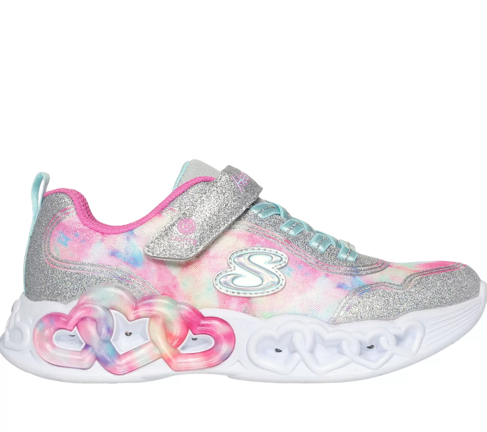 Fashion Infinite Heart Lights - Color Lovin Kinder Light Up | Slip-Ons