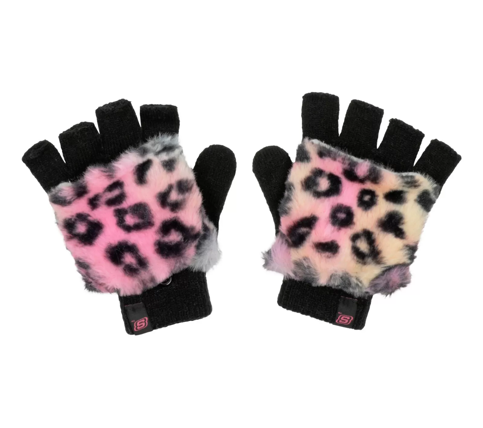 Best Sale Leopard Kitty Faux Fur Mittens Winterbekleidung