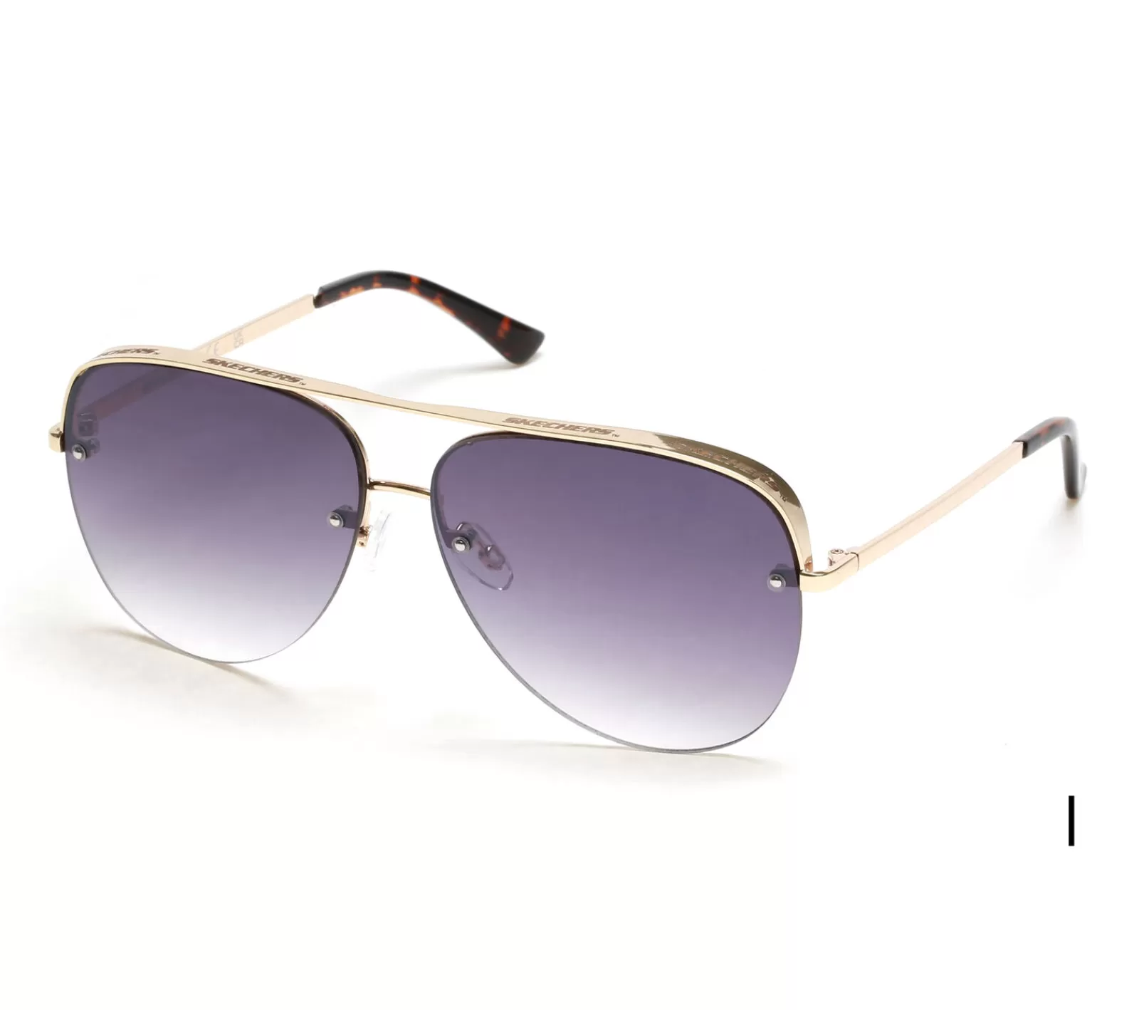 Hot Semi-Rimless Metal Aviator Sonnenbrillen