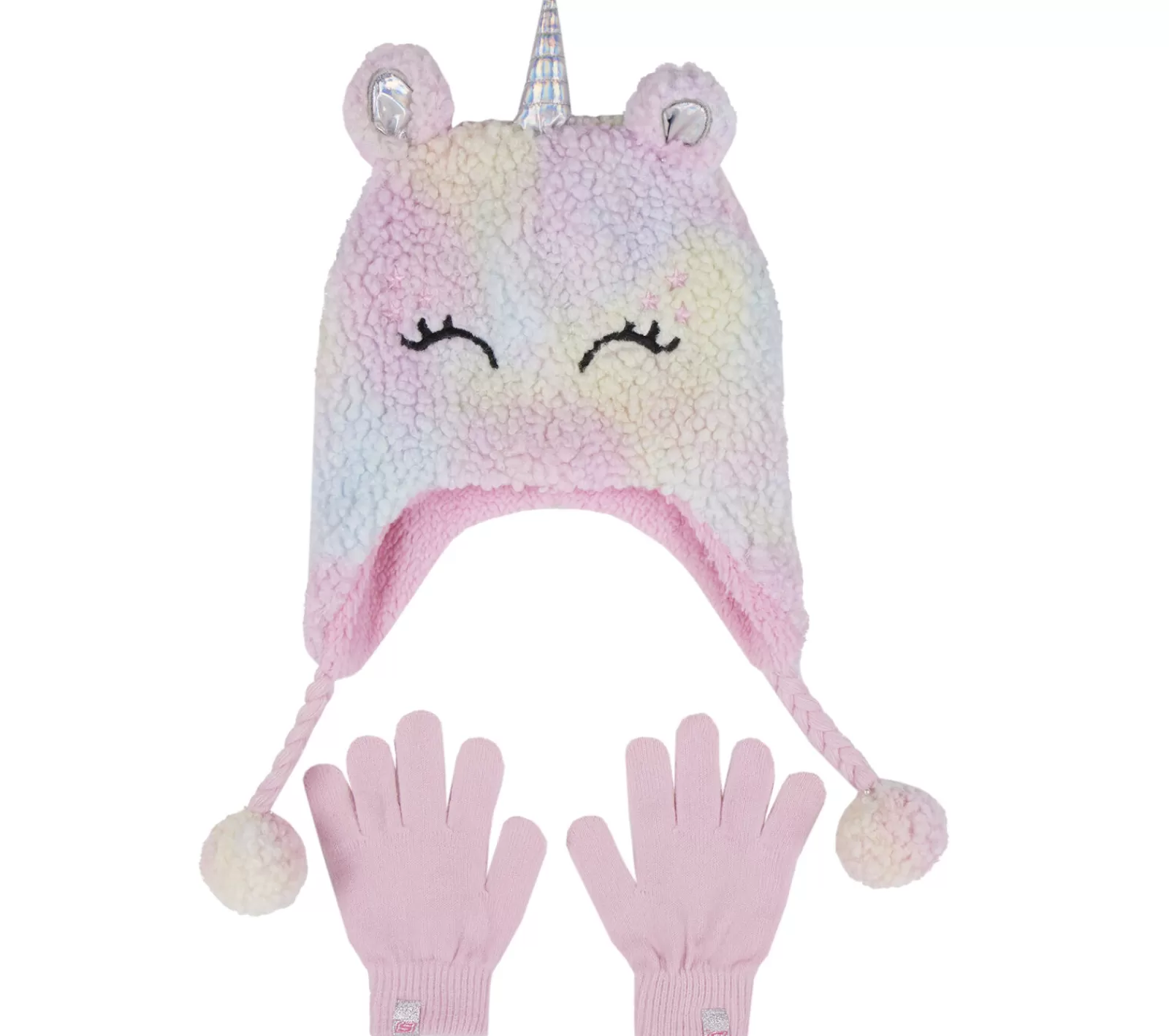 Best Sale Sherpa Unicorn Hat And Glove Set Mützen