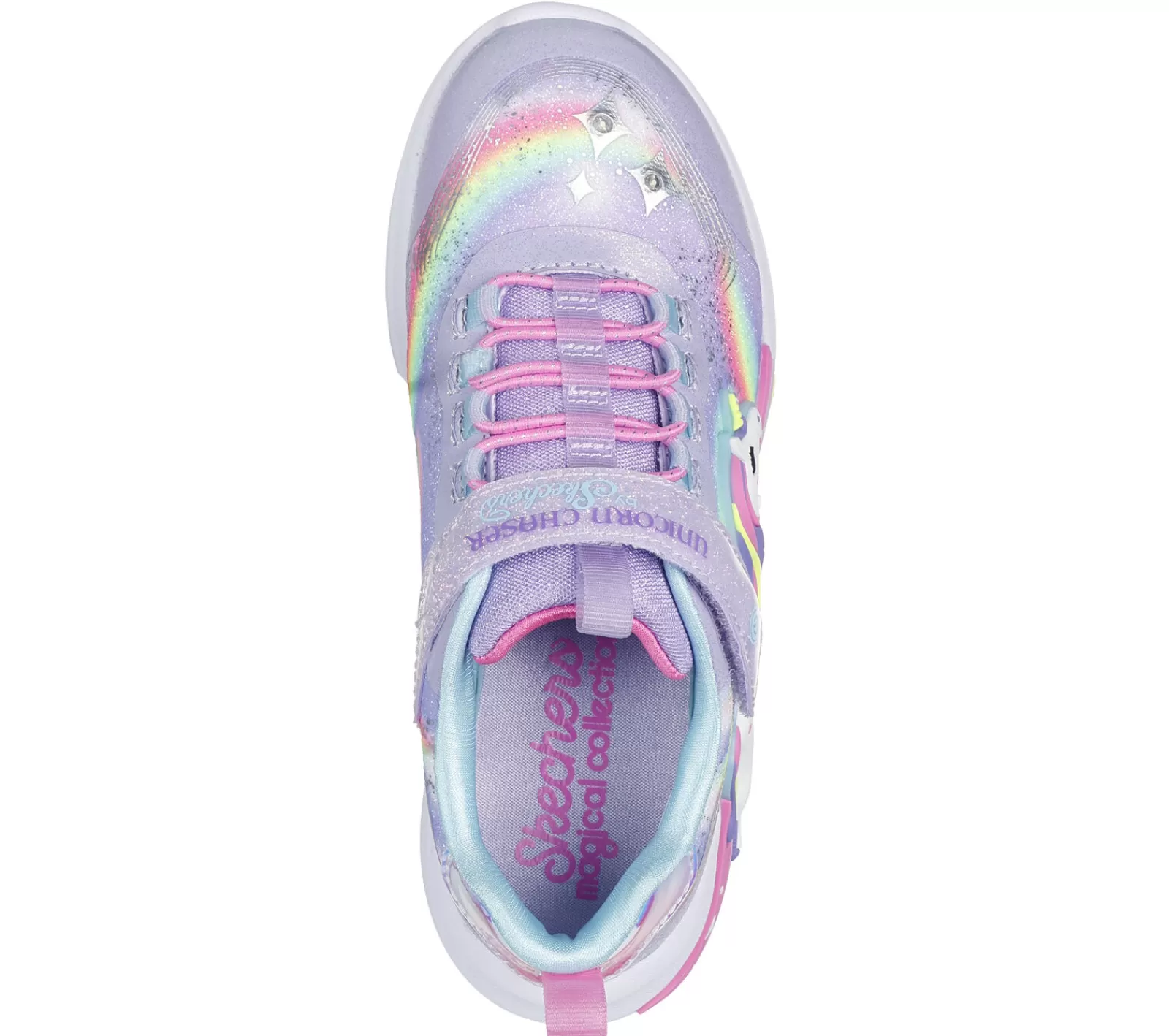 Hot S-Lights: Unicorn Chaser Kinder Light Up | Slip-Ons